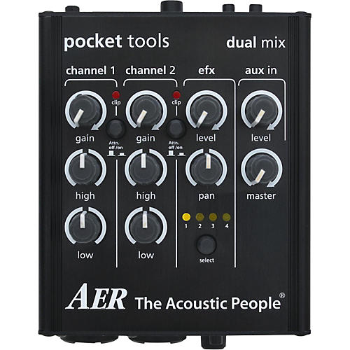 Dual-Mix 2 Acoustic Guitar Direct Box and Preamp