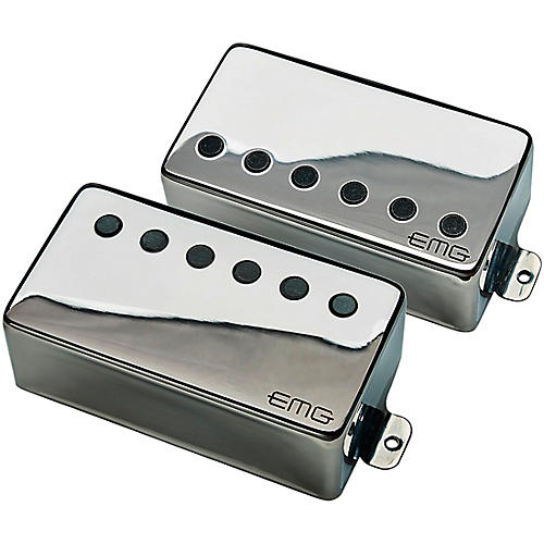 EMG Dual Mode F-57TW/66TW Dual Pickup Set, Floyd Spaced Chrome