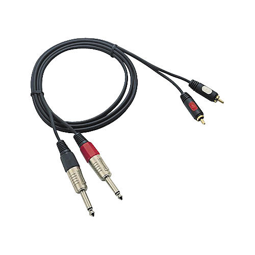 Dual RCA-QTR Cable