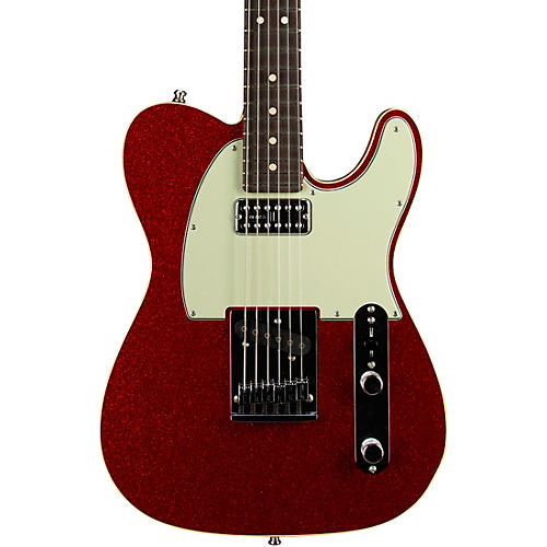 Fender Custom Shop Dual Stack HS Telecaster Deluxe Closet Classic Limited-Edition Electric Guitar Red Sparkle Top w/ Tinted Natural Back & Sides
