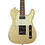 Fender Custom Shop Dual Stack HS Telecaster Relic Electric Guitar Gold Sparkle Top with Natural Body