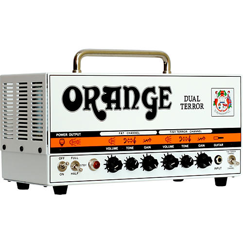 orange amp and head