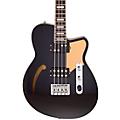 Reverend Dub King Electric Bass Guitar Transparent WhiteMidnight Black
