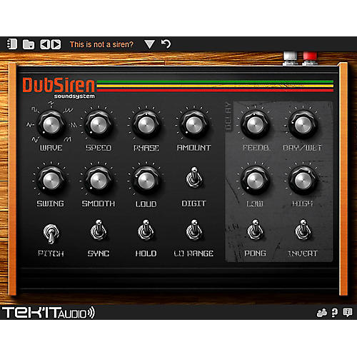 DubSiren Virtual Synthesizer Plig-in Software Download