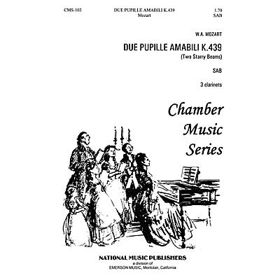 Hal Leonard Due Pupille Amabili SAB composed by Robert Carl