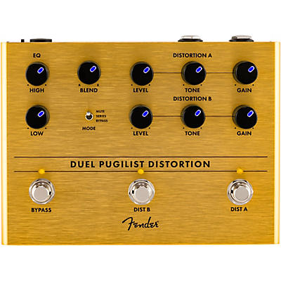 Fender Duel Pugilist Distortion Effects Pedal