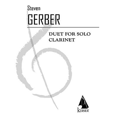 Lauren Keiser Music Publishing Duet for Solo Clarinet LKM Music Series