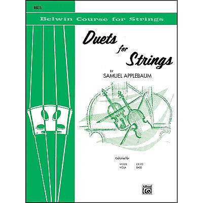 Alfred Duets for Strings Book I Bass