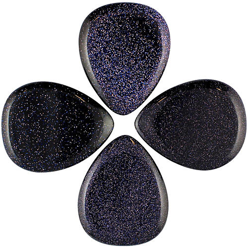 Dune Tones Blue Goldstone Single Plectrum Guitar Pick