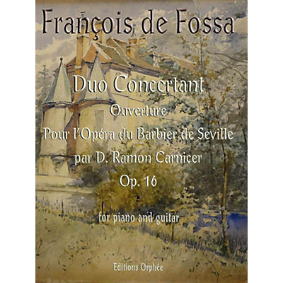 Carl Fischer Duo Concertant Op.16 Ouverture pour l'Opera du Barbier de Seville par D. Ramon Carnicer