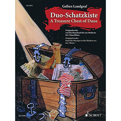 Schott Duo-Schatzkiste A Treasure Chest of Duos Woodwind Series Softcover Composed by Various