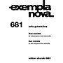 SIKORSKI Duo Sonata Alto Saxophone and Cello (Exempla Nova 681) Score & Parts by Gubaidulina
