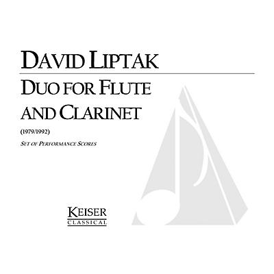 Lauren Keiser Music Publishing Duo for Flute and Clarinet LKM Music Series Composed by David Liptak