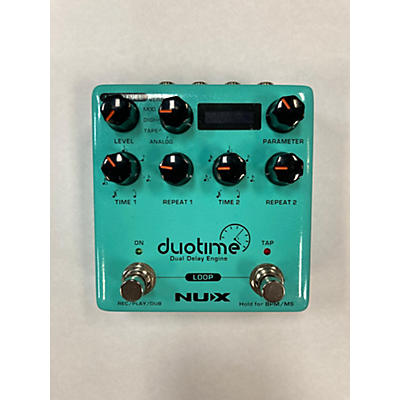 NUX Duotime Dual Delay Engine Effect Pedal