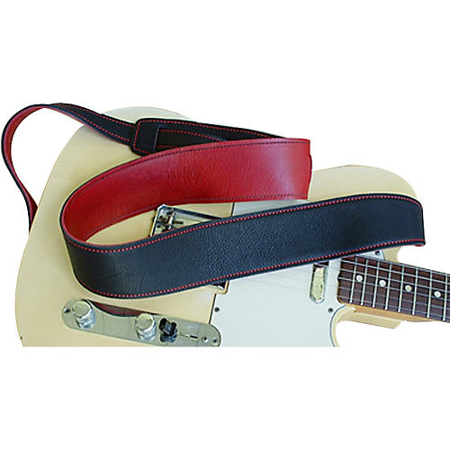 Durango Suave Leather Strap Black/Red