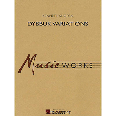 Hal Leonard Dybbuk Variations (Full Score) Concert Band Level 5 Composed by Kenneth Snoeck