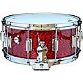 Rogers Dyna-Sonic Snare Drum with Beavertail Lugs 14 x 5 in. White Marine Pearl14 x 6.5 in. Red Onyx
