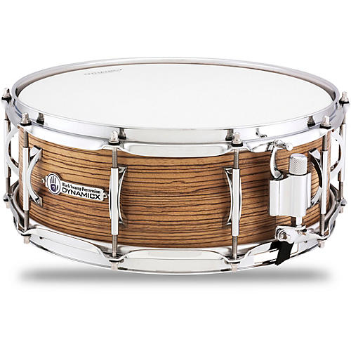 Black Swamp Percussion Dynamicx BackBeat Series Snare Drum with Zebrawood Veneer 14 x 5.5 in.