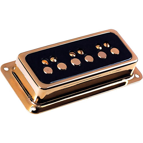 DeArmond Dynasonic Single-Coil Electric Guitar Pickup Condition 1 - Mint Gold/Black Bridge