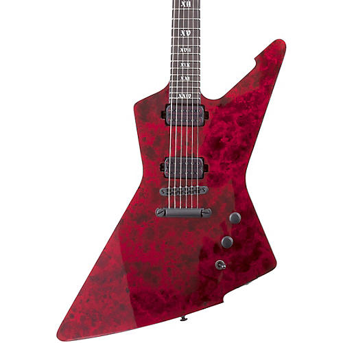 Schecter Guitar Research E-1 Apocalypse Red Reign 6-String Electric Guitar Condition 1 - Mint Red Reign