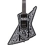 Schecter Guitar Research E-1 FR Przym Palladium Electric Guitar Gloss Black