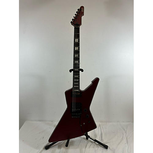 Schecter Guitar Research E-1 FRS Sustainiac Solid Body Electric Guitar Crimson Red Trans
