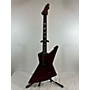 Used Schecter Guitar Research E-1 FRS Sustainiac Solid Body Electric Guitar Crimson Red Trans