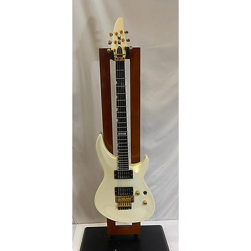 ESP E-II Horizon With Floyd Rose Solid Body Electric Guitar pearl white gold