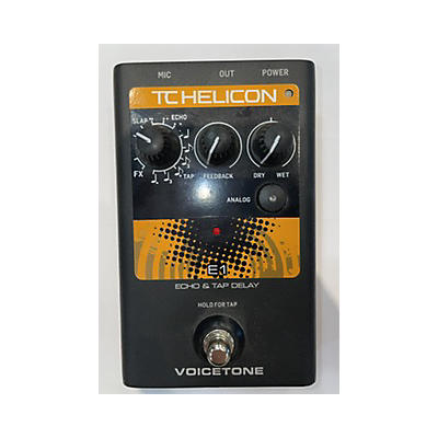 TC Helicon E1 Echo And Tap Delay Effect Pedal