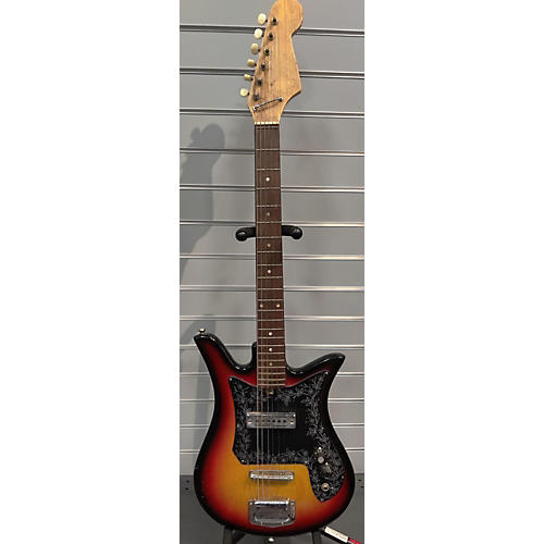 Teisco E110 Solid Body Electric Guitar 3 Tone Sunburst