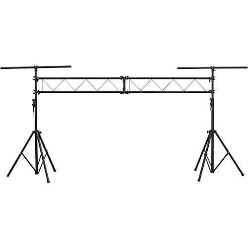 E116 Dual Tripod Stand and 2x5 ft I Beam Truss System For Mobile Entertainers
