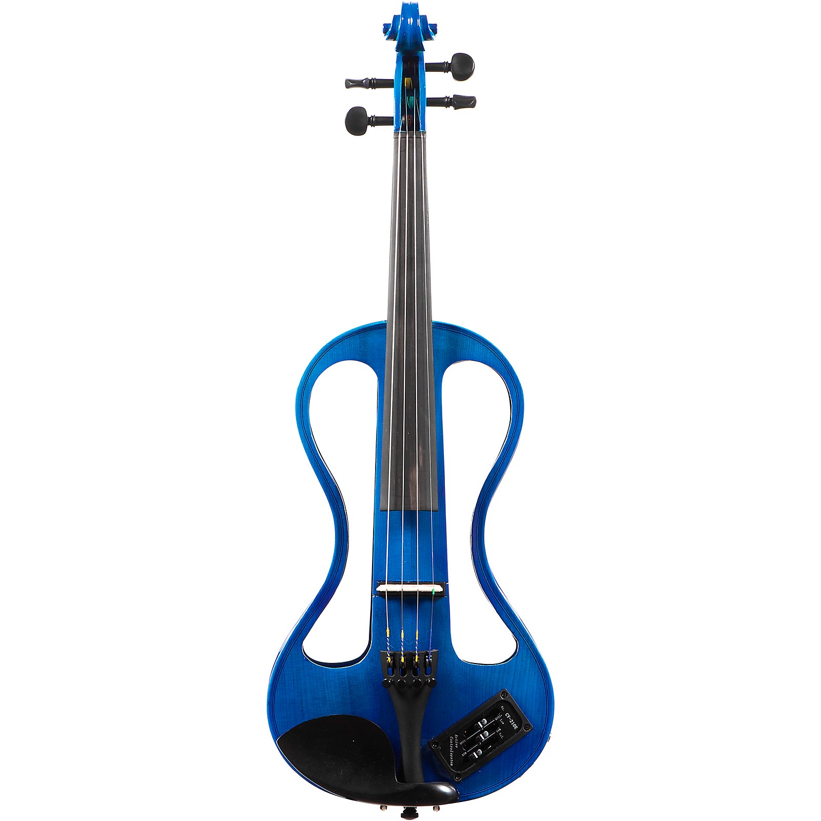 Blue electric violin