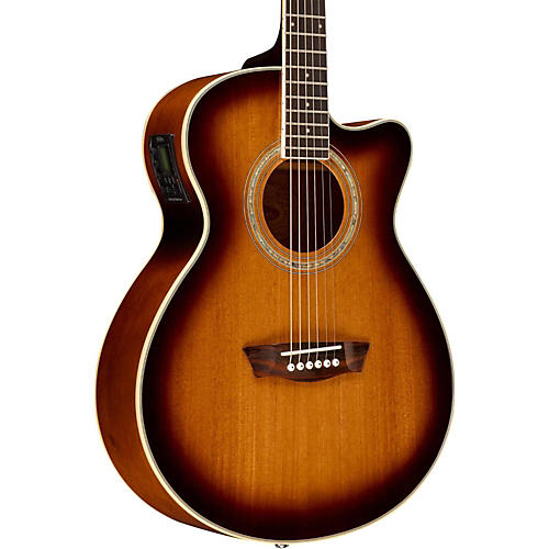 EA14SMTEB Mini Jumbo Mahogany Solid Top Acoustic-Electric Guitar