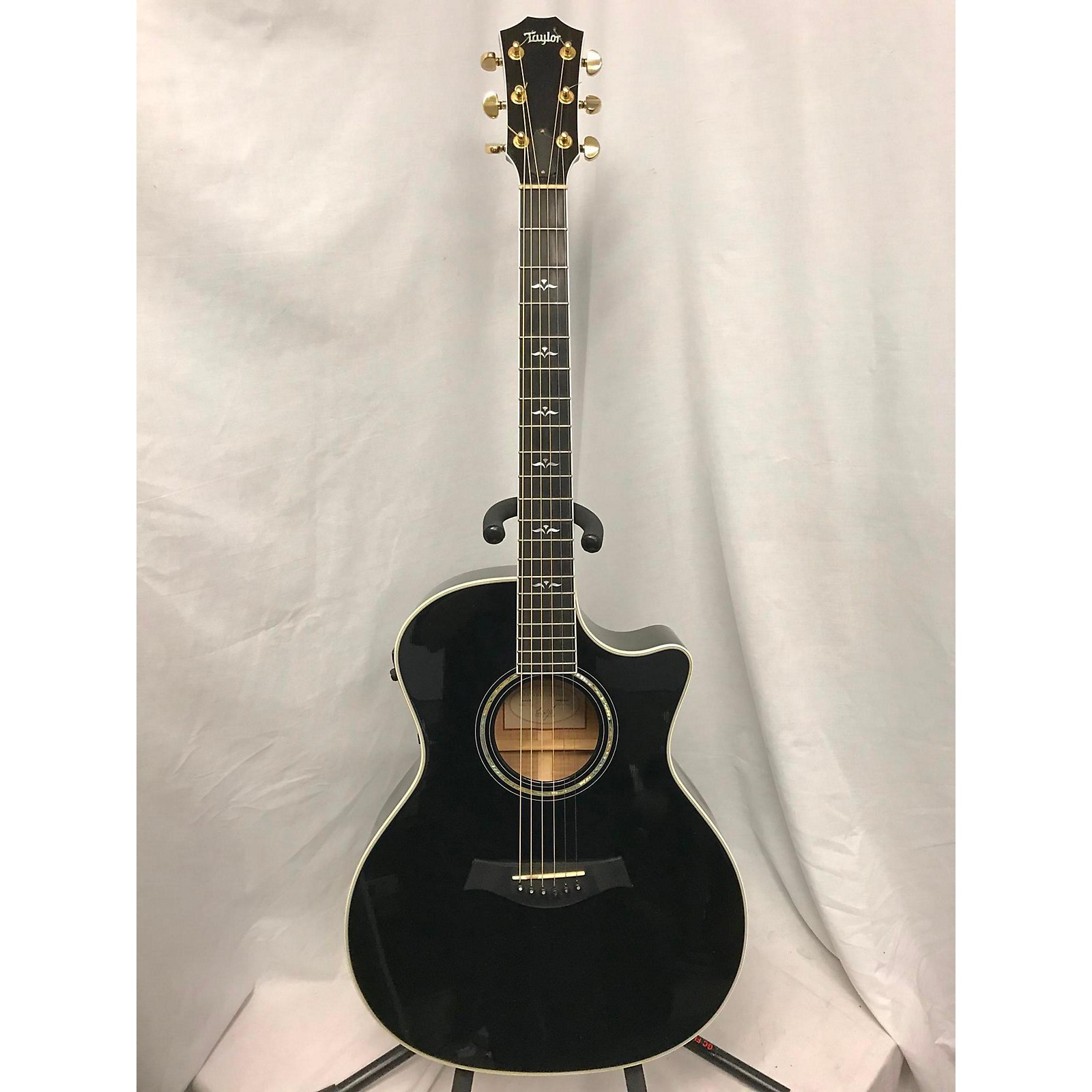 Used Washburn Ea20m 12 12 String Acoustic Electric Guitar Black 