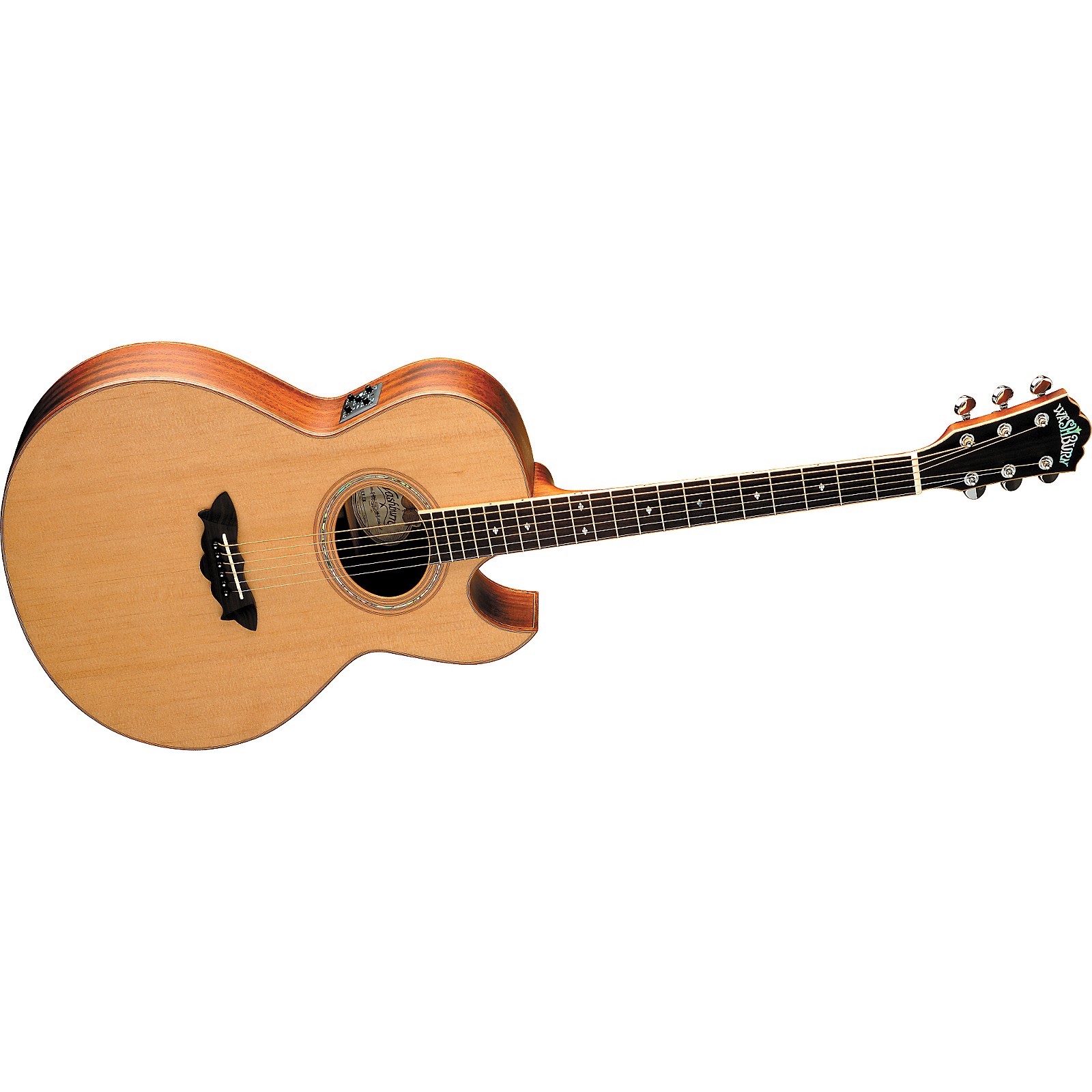 Washburn EA52SWCE Cutaway AcousticElectric Guitar w/case Musician's