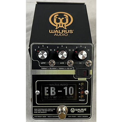 Walrus Audio EB-10 Preamp EQ Boost Cream Pedal