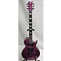 Used ESP EC1000 Deluxe Solid Body Electric Guitar Trans Purple