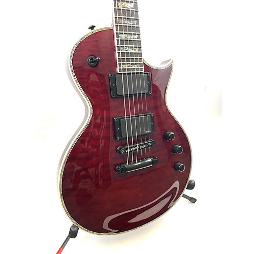ESP EC1000 Deluxe Solid Body Electric Guitar Black Cherry
