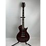 Used ESP EC1000 Deluxe Solid Body Electric Guitar See Thru Cherry