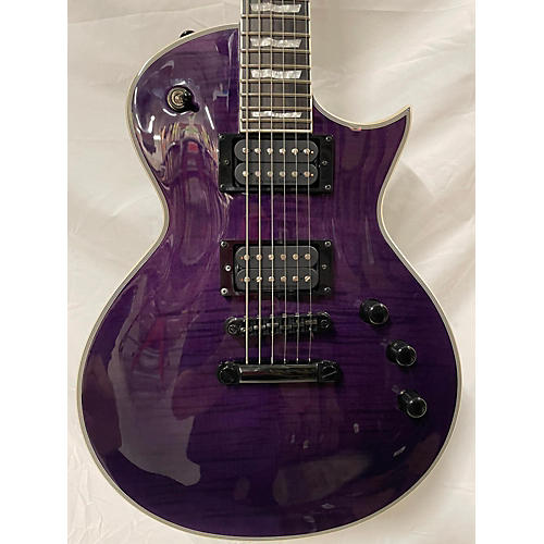 ESP EC1000 Deluxe Solid Body Electric Guitar Trans Purple