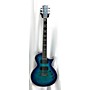 Used ESP EC1000 Deluxe Solid Body Electric Guitar Ocean Blue Burst