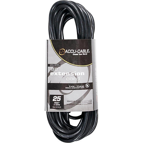 American DJ EC163 16 Gauge IEC Power Extension Cord 25 ft.