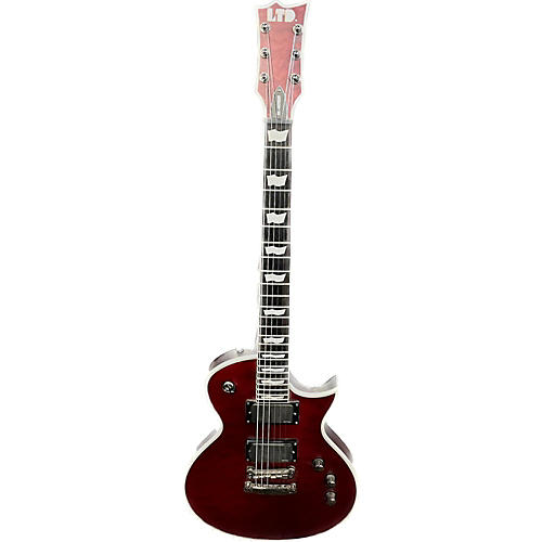 ESP EC401QM Solid Body Electric Guitar Black Cherry