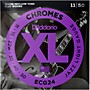 D'Addario ECG24 XL Chromes Jazz Light Electric Guitar Strings  - Flatwound (11-50)
