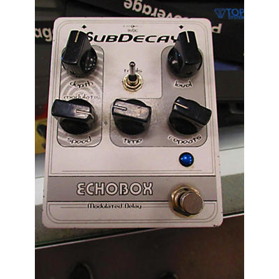 Subdecay ECHOBOX MODULATED DELAY Effect Pedal
