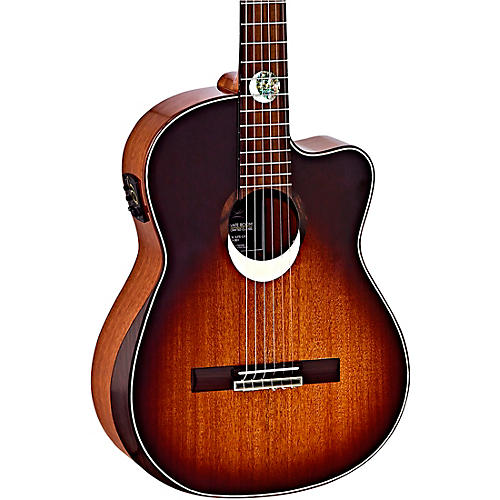 Ortega ECLIPSESU-C/E Classical Acoustic-Electric Guitar Condition 1 - Mint Brown Sunburst
