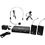 Galaxy Audio EDXR/38SV Dual-Channel Wireless Headset and Lavalier System Band D Black