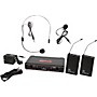 Galaxy Audio EDXR/38SV Dual-Channel Wireless Headset and Lavalier System Band N Black