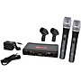 Galaxy Audio EDXR/HH38N Dual-Channel Wireless Microphone System Includes the EDXR Receiver and 2 HH38 Handheld Transmitters Frequency CODE N 518-542 MHz Band D