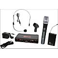 Galaxy Audio EDXR/HHBPS Dual-Channel Wireless Handheld and Headset System Band N BlackBand D Black